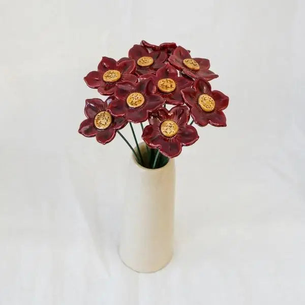 Pétunia en céramique
