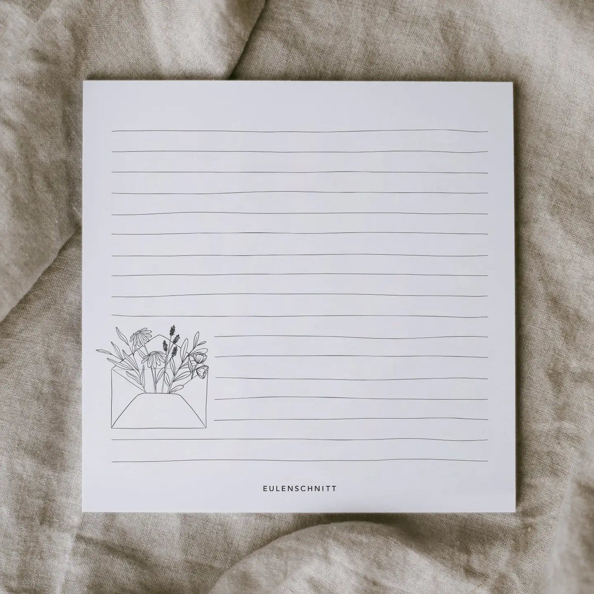 Bloc notes fleur