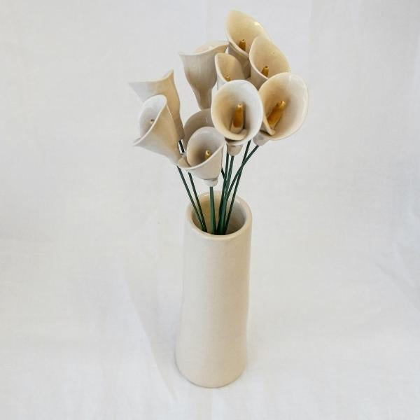 Keramische calla lelies