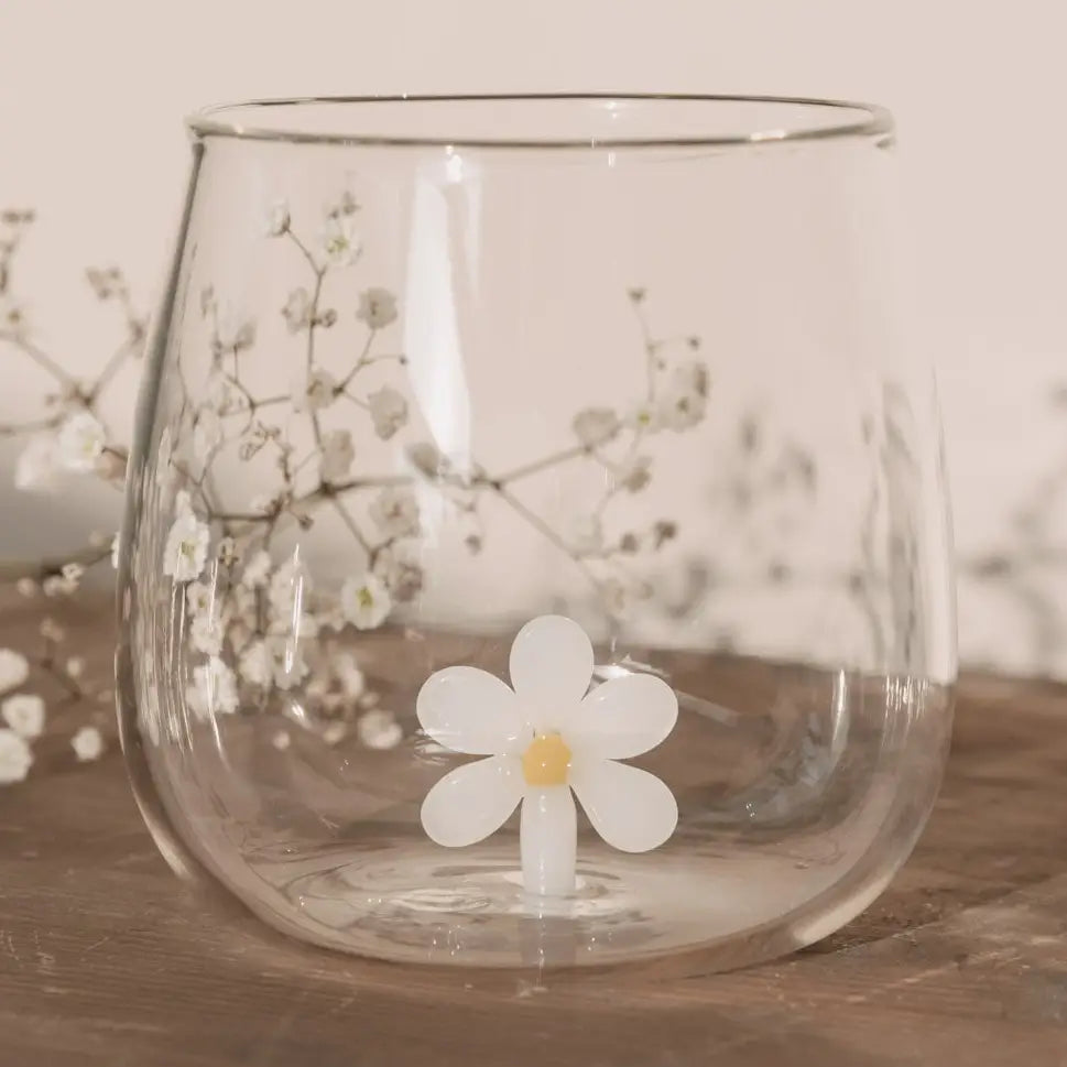 Verre à boire motif 3D