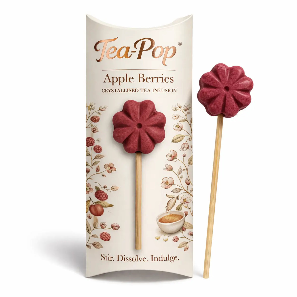 TEA-POP AppleBerry – Thé sur bâtonnet