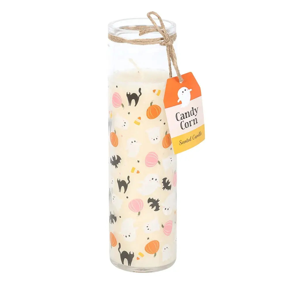 Bougie Candy Corn « Doux et effrayant »