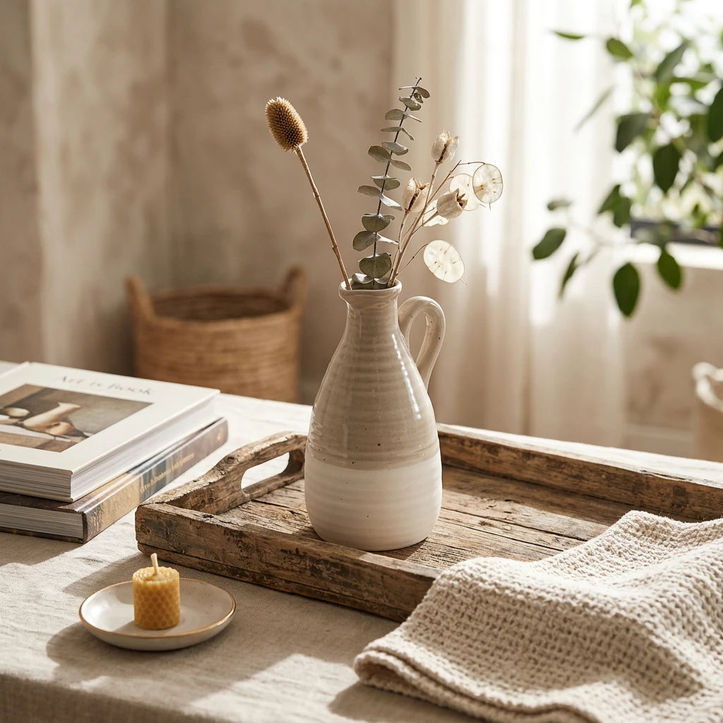 Carafe bicolore naturelle