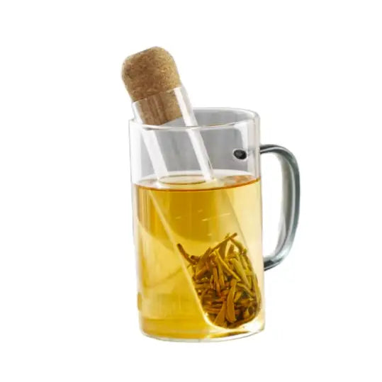 Infuseur à thé en tube de verre
