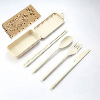 Set de couverts démontable et portable avec étui